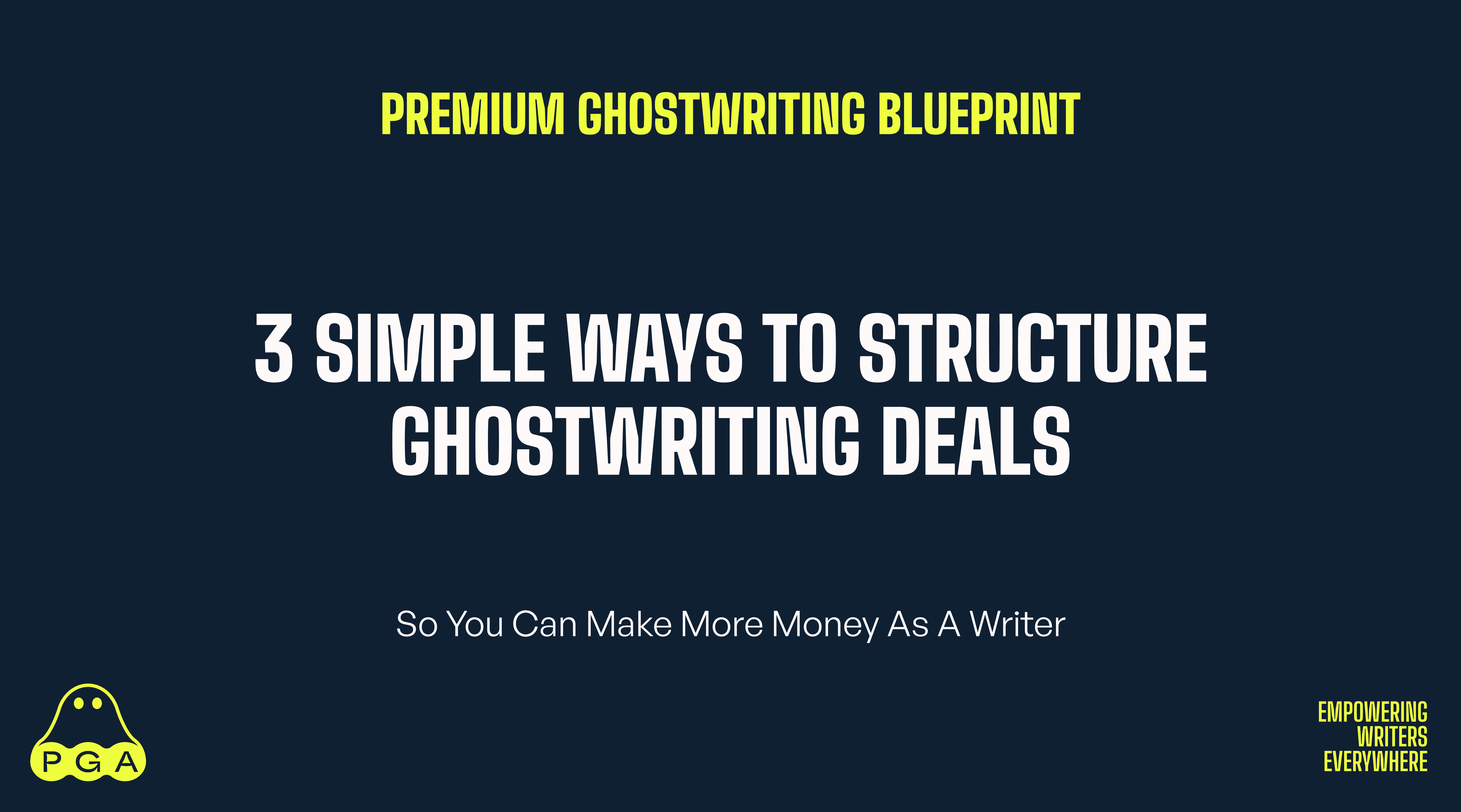 Get Free Ghostwriting Resources